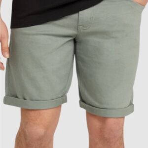 Johnny Bigg Colton print denim shirt, sage, size 50 NWT.